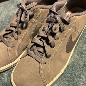 Nike Gray Suede Sneakers